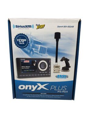 NOP Sirius XM Onyx Plus Pro Vehicle Kit SXPL1V1 Dock Radio Mount 10" Antenna